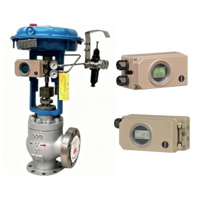 Wuzhong AETS AEPS Quick Change Angle Type Control Valve met Samson 3730 Positioner voor petrochemische energie