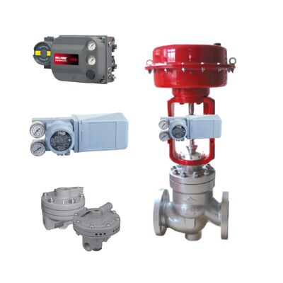 Samson pneumatische regelklep en Masoneilan SVI2 slimme digitale regelklepstandsteller en betrouwbare 4700E elektropneumatische controller en Samson 3730-3