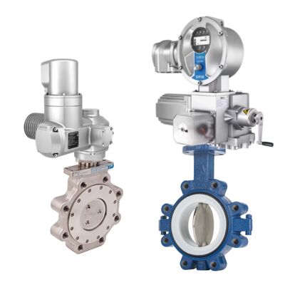 AUMA SA Multi-Turn Electric Actuator met 10Nm-32000Nm Torque Range IP68 Protection en Keystone Butterfly Valve Compatibility