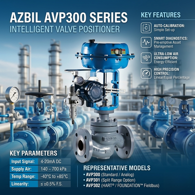 Azbil AVP307 Digitaal HART Elektropneumatische besturingsklep positioner F-isher 67C 67D Filter regulerende klep