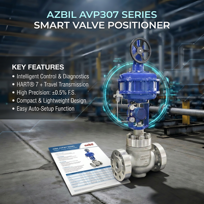 Azbil AVP307 Digitaal HART Elektropneumatische besturingsklep positioner F-isher 67C 67D Filter regulerende klep