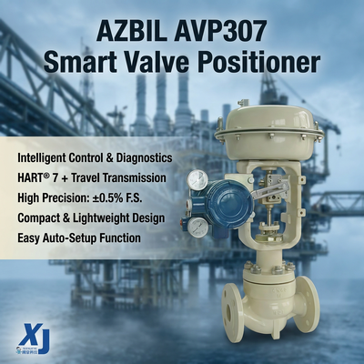 Stock Azbil AVP307 Digitaal Elektro Pneumatisch HART Sturing Valve Positioner Solenoïde Pilot Valve Pneumatisch Sturing Valve