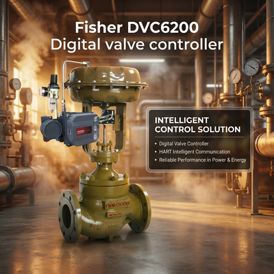 F-isher DVC6200 digitale klepstandsteller FIELDVUE HART slimme klepstandstellerregeling met ASCO 2-weg magneetventiel
