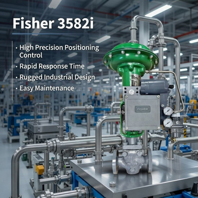 F-isher 3582i Mechanical Electro Pneumatic Valve Positioner OEM Single Acting Control Valves