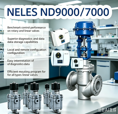 Neles Valmet Me-tso ND7000 ND9000 Pneumatische Smart Digital Valve Controller Positioner
