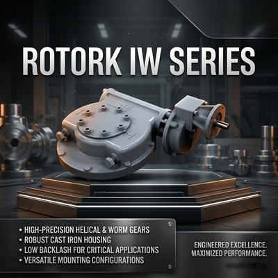 Kwartier draaiend versnellingsbak Rotork IW5 IR1 serie Worm versnellingsbak Elektrisch kogelventil Vlinder Vlinder Plug Vlinder