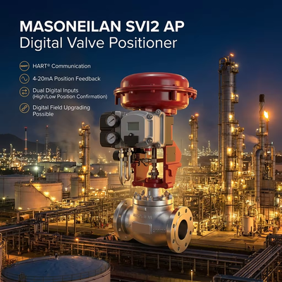 Masoneilan SVI2 AP Smart Digital Valve Controller Control Valve Positioner China CHUNHUI Controls Solenoid Valve Leverancier