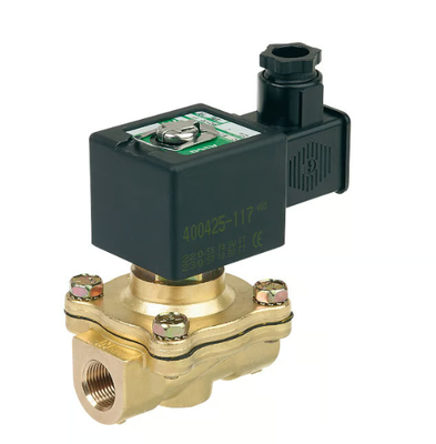 ASCO 210 Serie 2 Way Messing Solenoïde Valve Pilot Gewerkt Normaal Gesloten Waterlucht Gas Fluid Control