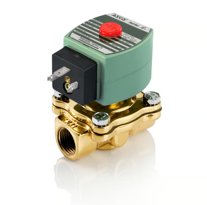 ASCO 210 Serie 2 Way Messing Solenoïde Valve Pilot Gewerkt Normaal Gesloten Waterlucht Gas Fluid Control