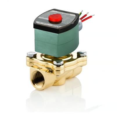 ASCO 210 Serie 2 Way Messing Solenoïde Valve Pilot Gewerkt Normaal Gesloten Waterlucht Gas Fluid Control