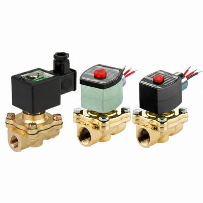 ASCO 210 Serie 2 Way Messing Solenoïde Valve Pilot Gewerkt Normaal Gesloten Waterlucht Gas Fluid Control