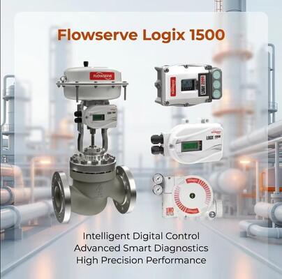 Flowserve Logix 1500 Intelligent HART Protocol Digital Valve Positioner Stroomcontrole Olie Chemische industrie