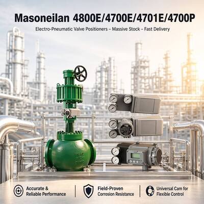 Masoneilan 4800E/4700E/4701E/4700P Elektro-pneumatische klep positioners