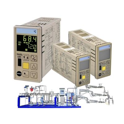 SAMSON TROVIS 6493 Elektronische procesregelaar Digitale PID paneelmontage Compacte regelaar