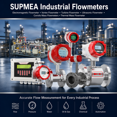 Supmea IP67 IP68 Magnetische elektromagnetische stroommeter Industrial Process Instrument Ultrasone Coriolis Thermal Mass Flowmeter