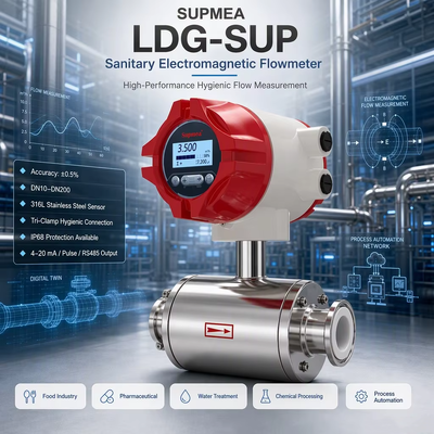 Supmea LDG-SUP LDG-SUP-A100 Voedingsmiddelen Elektromagnetische stroommeter Drankproducten Melkproducten Magnetische stroommeter