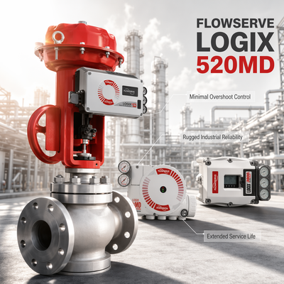 Flowserve Logix 520MD Plus Digitale HART Positie-regelaar 4 20mA Regelklep Actuator Olie Gas Chemisch Vermogen