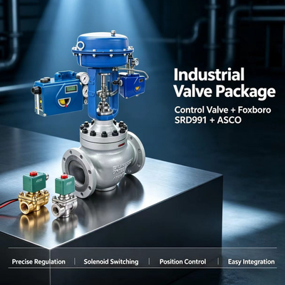 Foxboro SRD991 SRD991-BHFS6EA4NY-V01 Smart Valve Positioner met ASCO Solenoïde Spool Valves
