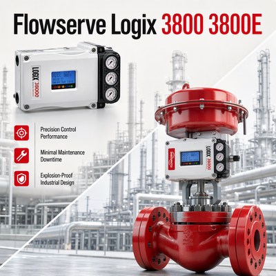 Gloednieuwe Flowserve Logix 3800 3800E Digitale Kleppositiehouder Betrouwbare Regelklep Onderdelen op Voorraad