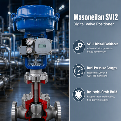 Masoneilan SVI3 Echte Smart Valve Positioner OEM-vervangingsonderdeel Pneumatisch digitaal besturingsapparaat