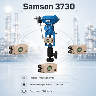 Samsung 3730 Smart Valve Positioner HART Digitale pneumatische actuatorcontroller Stalen bal/globe Olie gas waterzuiveringssysteem