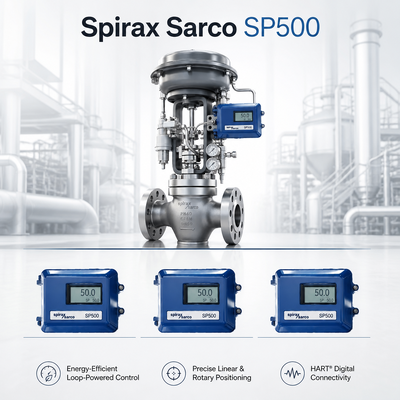 Spirax Sarco SP500 Digitale Valve Positioner voor stoomketelsysteem, ondersteunend Chongqing Chuanyi Control Valve