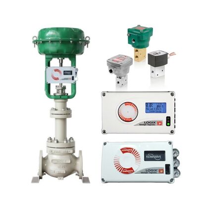 Flowserve Klepcontroller Pneumatische Actuator Kleppositie-indicator Flowserve Logix 520MD Asco 327 Solenoïdekleppen