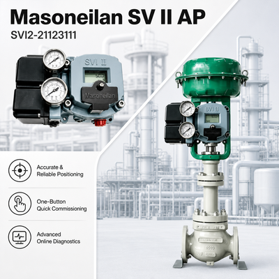 Masoneilan SVI II AP Digitale Ventielpositie-indicator SVI2 21123111 HART Smart Positioner 4-20mA
