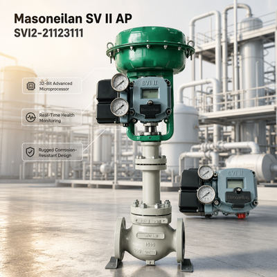 Masoneilan SVI II AP Digitale Klepstandsteller SVI2 21123111 HART Smart Positioner Pneumatisch Klepaccessoire