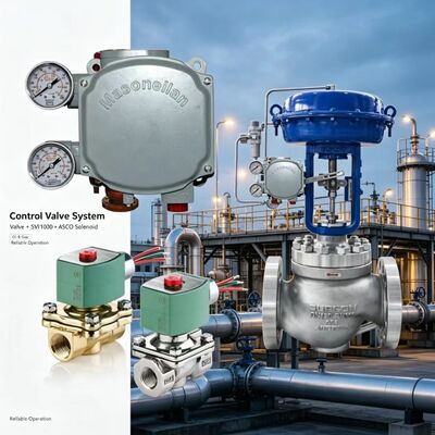 Masoneilan SVi1000 Digitale Valve Positioner 4-20mA HART Pneumatische besturing met ASCO Solenoïde Valve