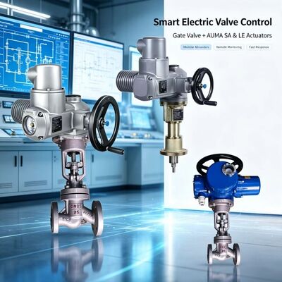 AUMA SA en LE Lineaire Stuwkracht Unit Multi-Turn Actuator voor Industriële Kleppen Hoge Prestaties