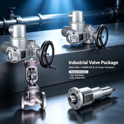 AUMA SA en LE Lineaire Stuwkracht Unit Multi-Turn Actuator voor Industriële Kleppen Hoge Prestaties