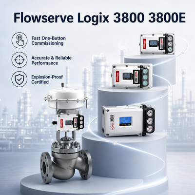 Nieuw op voorraad Flowserve Logix 3800 3800E Digitale Pneumatische Kleppositie-regelaar Reserveonderdelen voor regelkleppen
