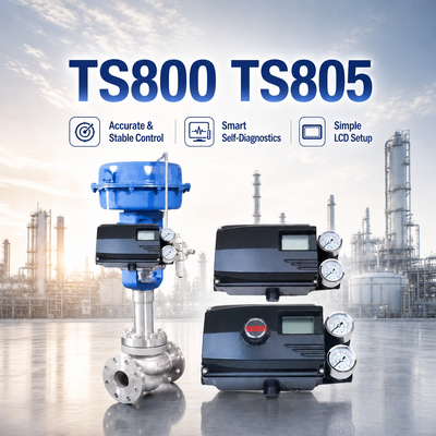 TS800 TS805 reeks Smart Valve Positioner HART Digitale besturingsventiel positioner