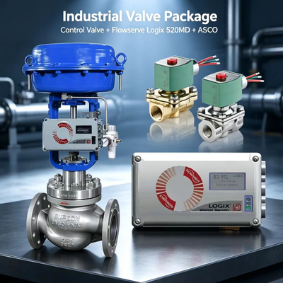 Flowserve Logix 520MD Smart Digitale Positie-regelaar met ASCO Solenoïdeklep HART Pneumatische Besturing