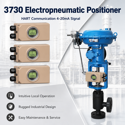 3730 HART digitale positioner 4 20mA pneumatische actuatorcontroller voor industriële regelkleppen
