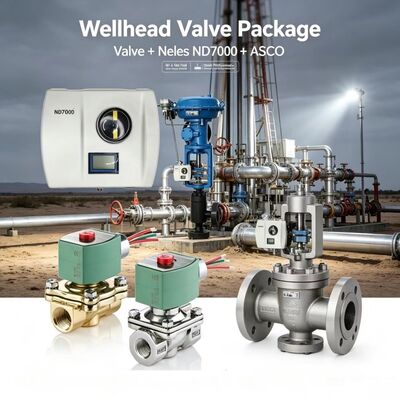 Valmet Me-sto Neles ND7000 Intelligente digitale klepcontroller met ASCO-solenoïde klep voor procescontrole