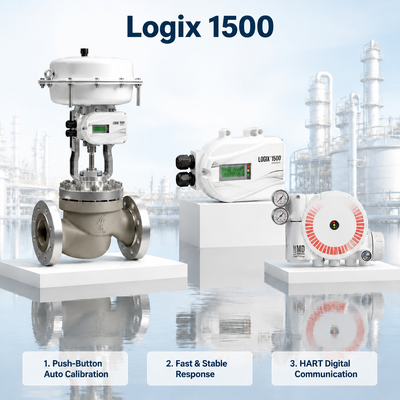Logix 1500 Intelligente Digitale Klepstandsteller HART Protocol 4 20mA Pneumatische Regelklep Accessoire Olie Gas Industrie