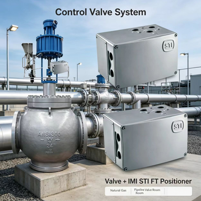 High-Flow Intrinsically Safe IMI STI FT-I00ADSA FasTrak Smart Positioner Digitale klepcontroleur