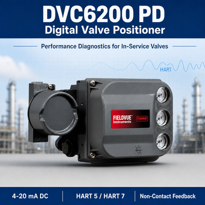 Voorraad DVC6200 PD Digitale slimme klep positioner met prestatiediagnostiek