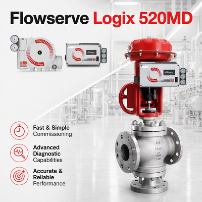 Flowserve Logix 520MD Plus Digitale HART 7 Positie-regelaar 4 20mA IP66