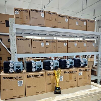 Masoneilan SVI II Digital Valve Positioner with HART Communication and 32-bit Microprocessor for Non-contact Position Sensing
