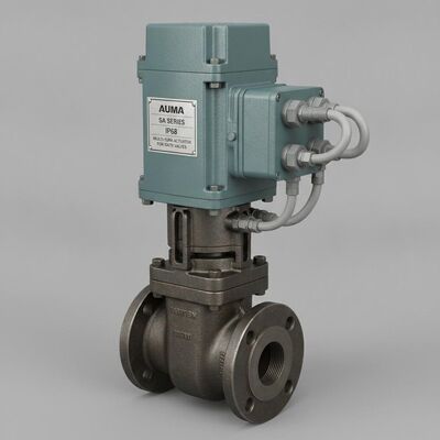 IP68 Aluminiumlegering DIN Multi-Turn Elektrische Actuator en Elektrische Klep Actuator voor Schuifafsluiters