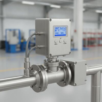 HART Communicatie Digitale Kleppositie-regelaar Fabrieksmatig Voorgemonteerd Pakket met Roestvrijstalen Behuizing Kleppositie-regelaar