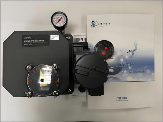 Voorgemonteerd 4-20 mA DC kleppositiepakket met NEMA 4X IP66 behuizing voor pneumatische kleppositie flow control
