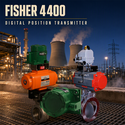Fisher FIELDVUE 4400 Digitale Kleppositietransmitter met Contactloze Sensoren, SIL 2 Geschikt en HART 7 Communicatie