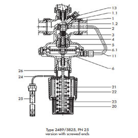 Legering/Staal de Elektrische Actuator DIN Datatransportbesturing PN 16 van de Stroomregelgever - PN 25 Drukclassificatie