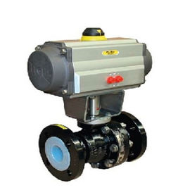 PN 10 - PN 16 BR 20b de Pneumatische Kogelklep van de Controleklep Met PFA-Voering