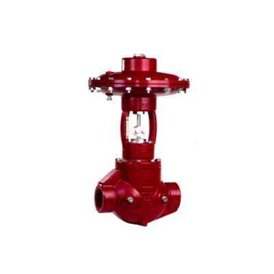 de kleppen van de hoge drukcontrole EFG 2150 SMT-Pb 2 IV materiële van de het ontwerpdrukregelaar van de Staal rode kleur grootte 2“