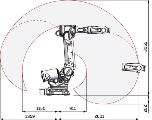 ABB IRB 6700 Nuttige lading 200kg 6 Wapen van het As het Robotachtige Lassen